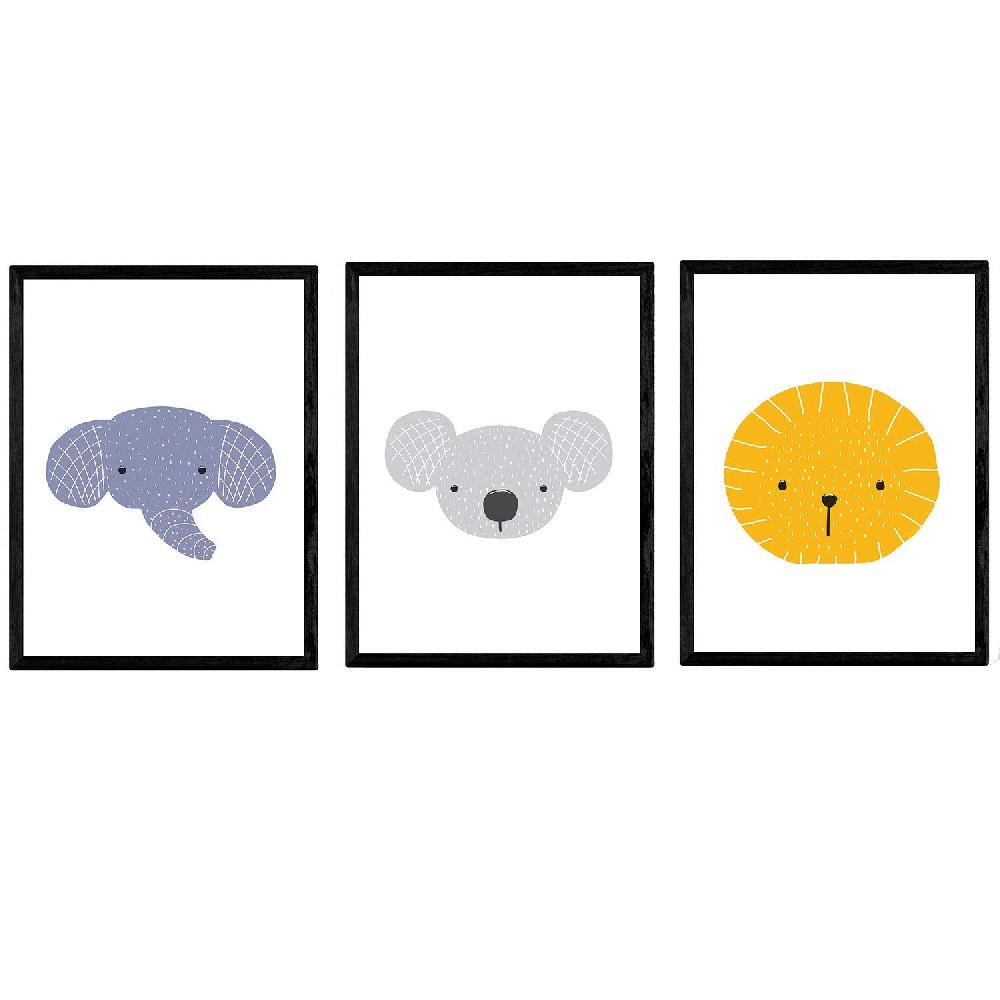 nacnic Lámina de Animales Dulces para Niños