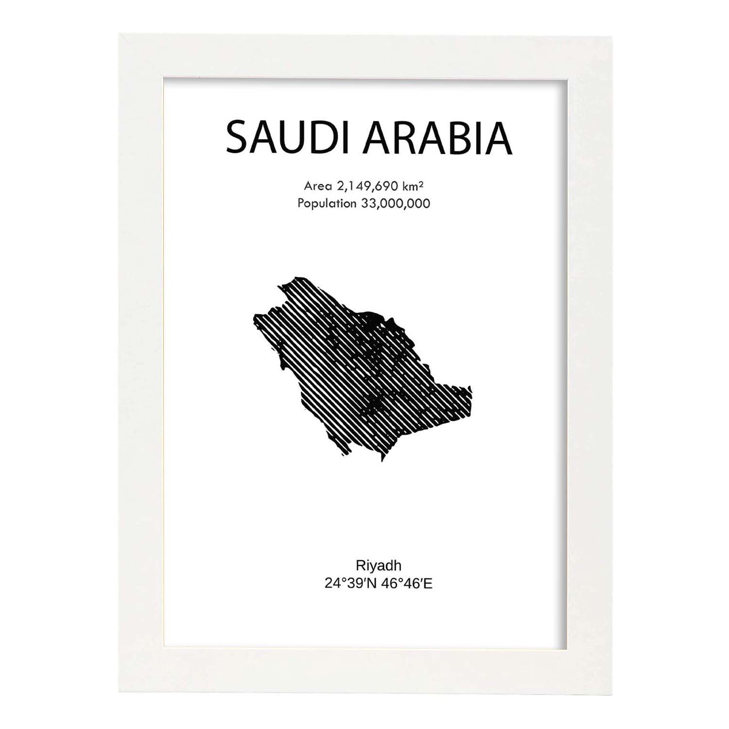 Nacnic Lámina De Arabia Saudí
