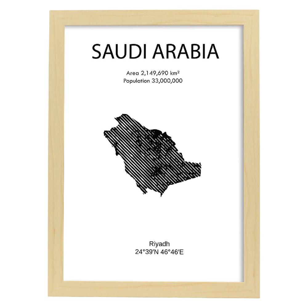Nacnic Lámina De Arabia Saudí