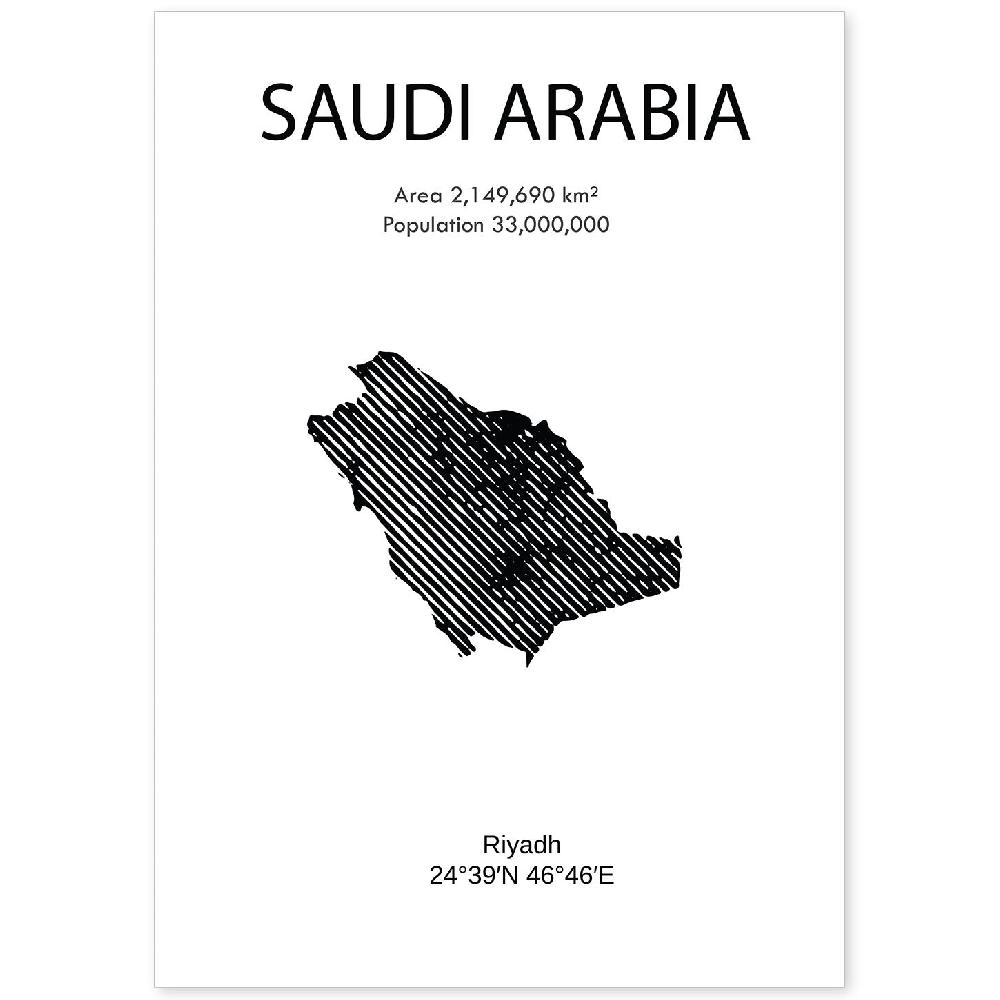 nacnic Lámina de Arabia Saudí
