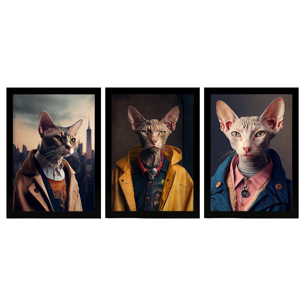 nacnic Nacnic Lámina de Arte Estético de Gato Colorpoint Peterblad