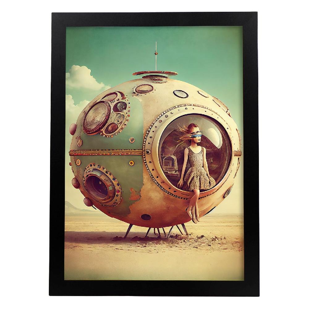 nacnic Nacnic Lámina de Arte Estético Vintage Infinitas Posibilidades 122 para Diseño de Sala de Estar o Dormitorio