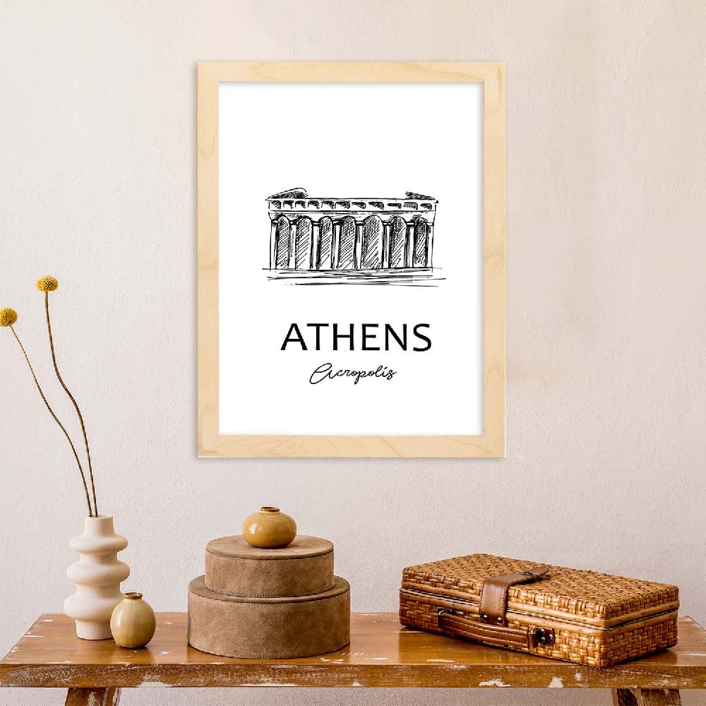 Nacnic Lámina De Atenas - Acropolis