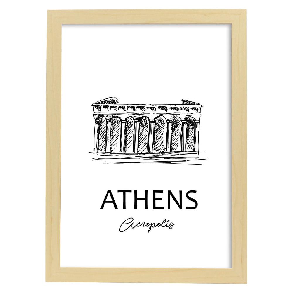 Nacnic Lámina De Atenas - Acropolis