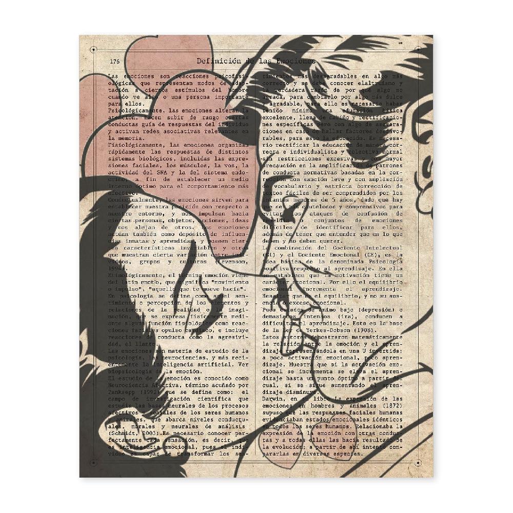 nacnic Lámina de Beso 2 en Estilo Pop Art Colorido