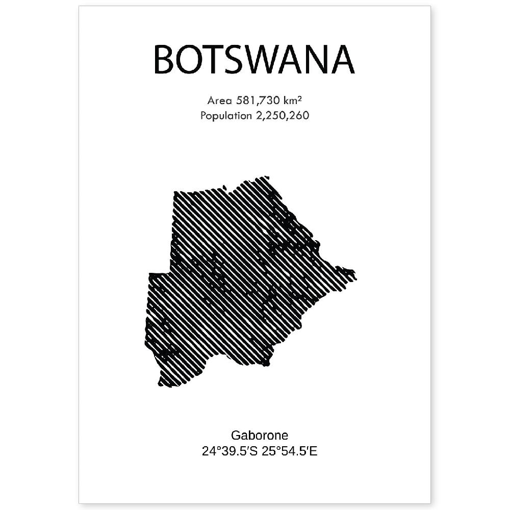 nacnic Lámina de Botswana
