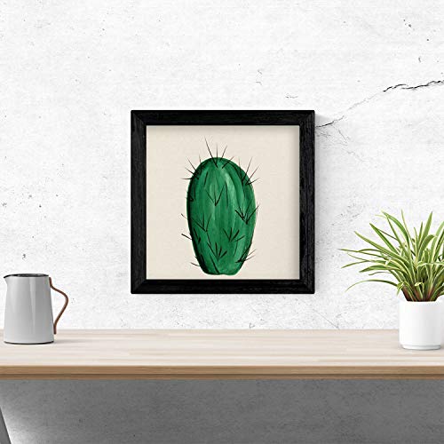 nacnic Lámina de Cactus Dibujado en Desierto