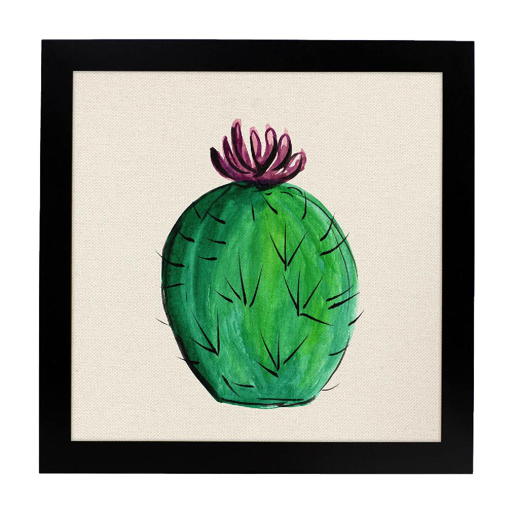 Nacnic Lámina De Cactus Dibujado En Flor