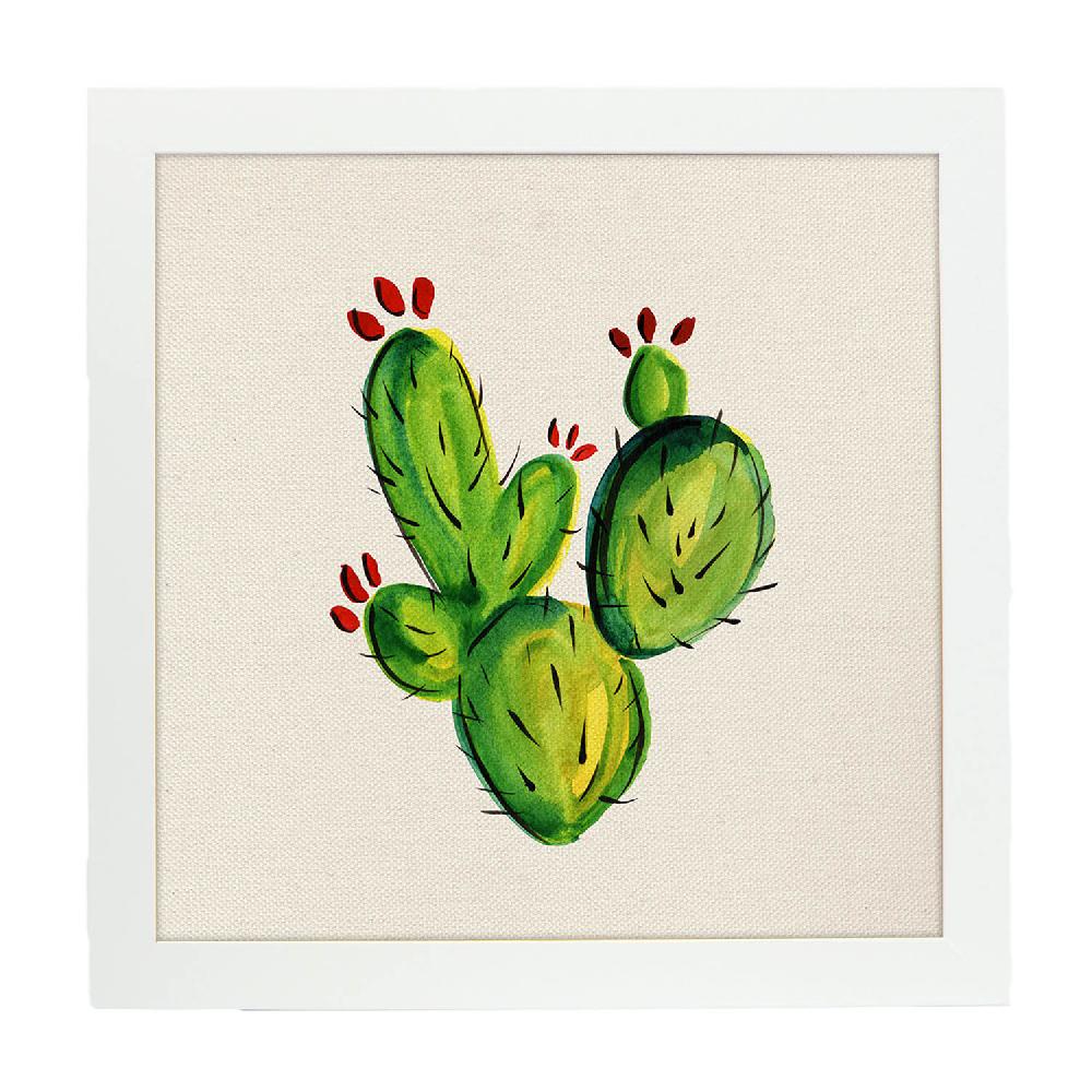 Nacnic Lámina De Cactus Dibujado Mírame