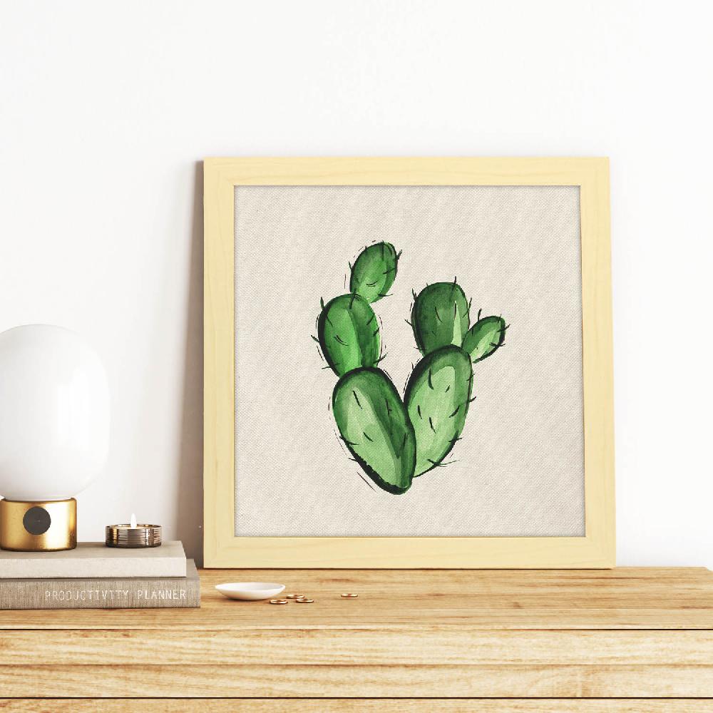 nacnic Lámina de Cactus Dibujado Todo Pasión