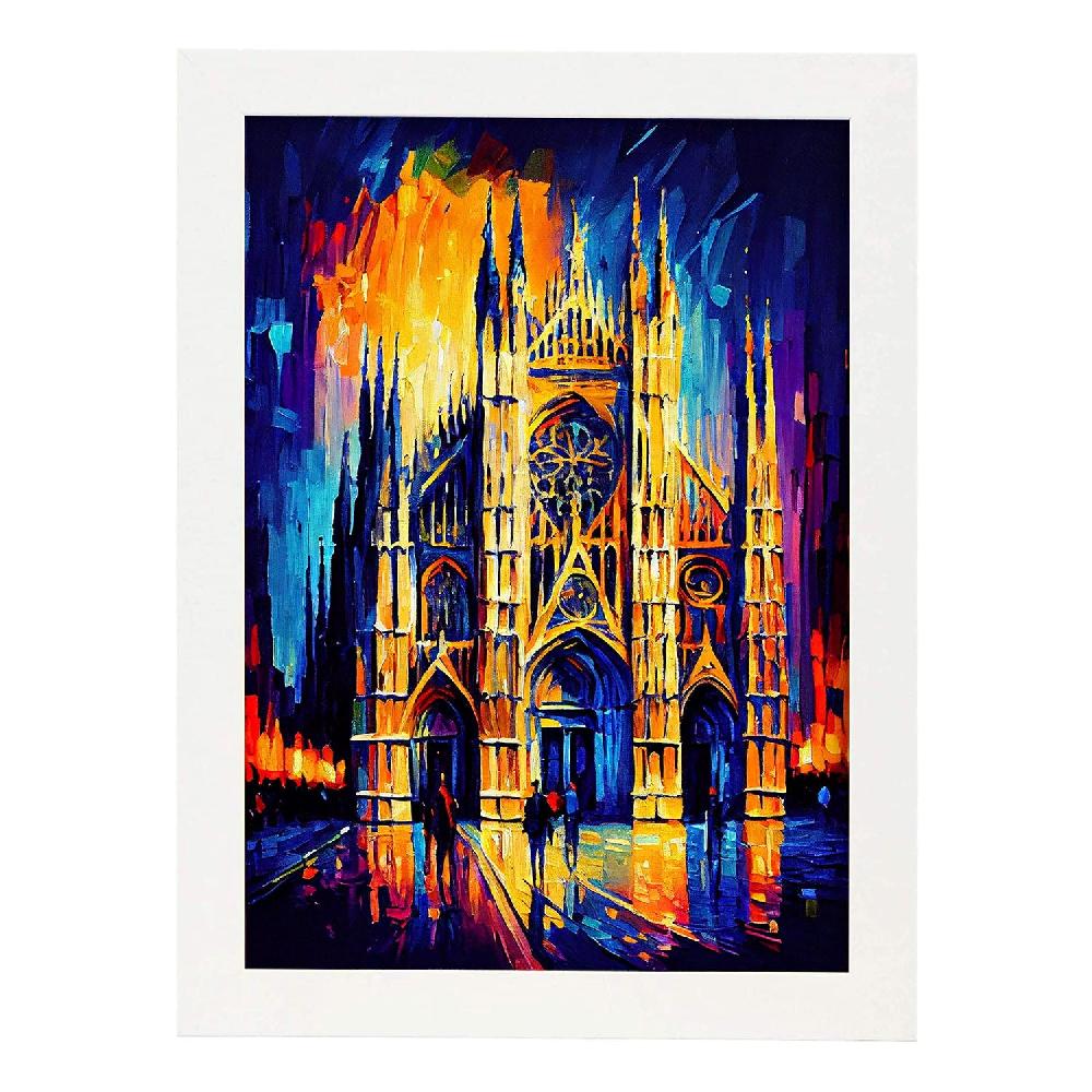 Nacnic Lámina De Catedral De Milán Nacnic Italia