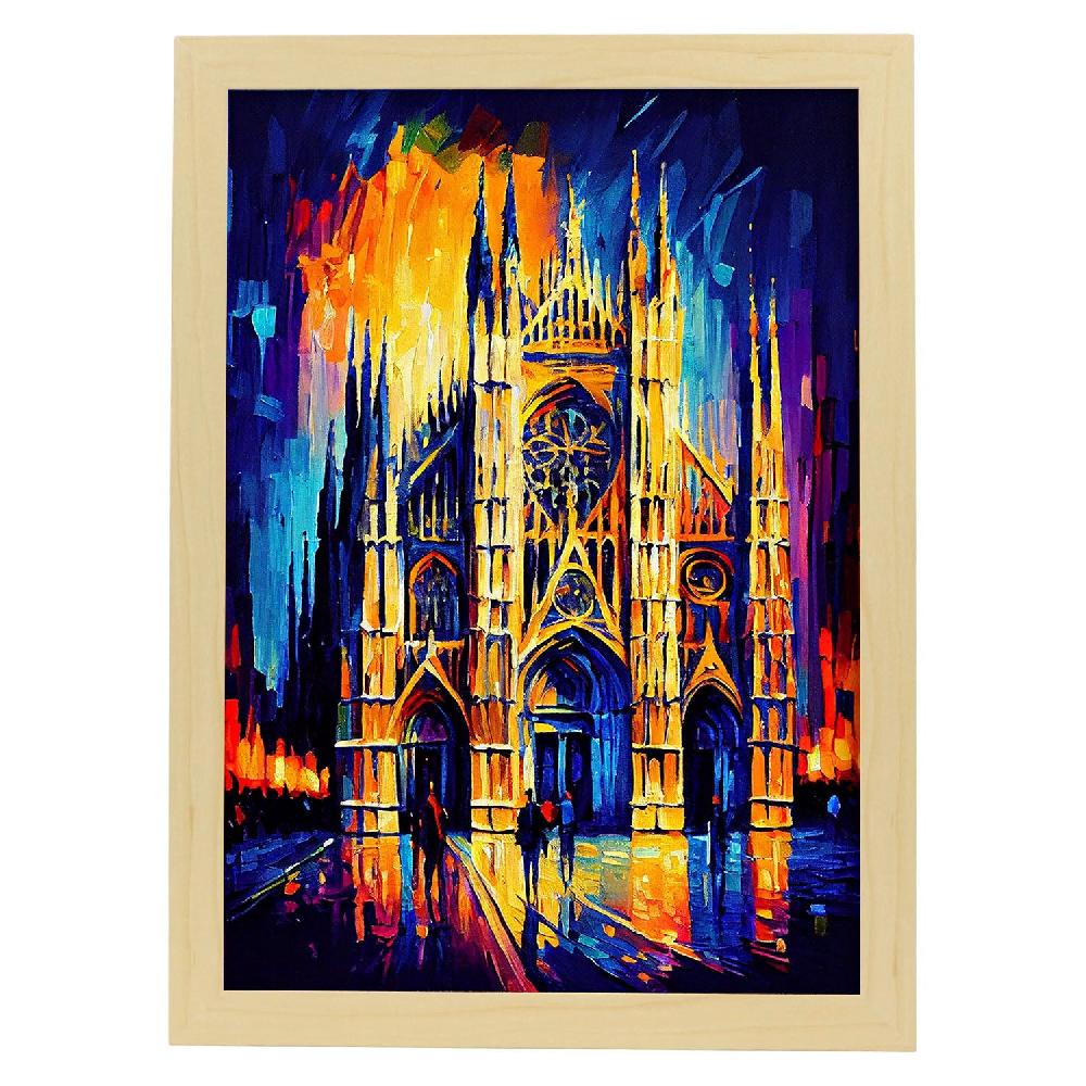 Nacnic Lámina De Catedral De Milán Nacnic Italia