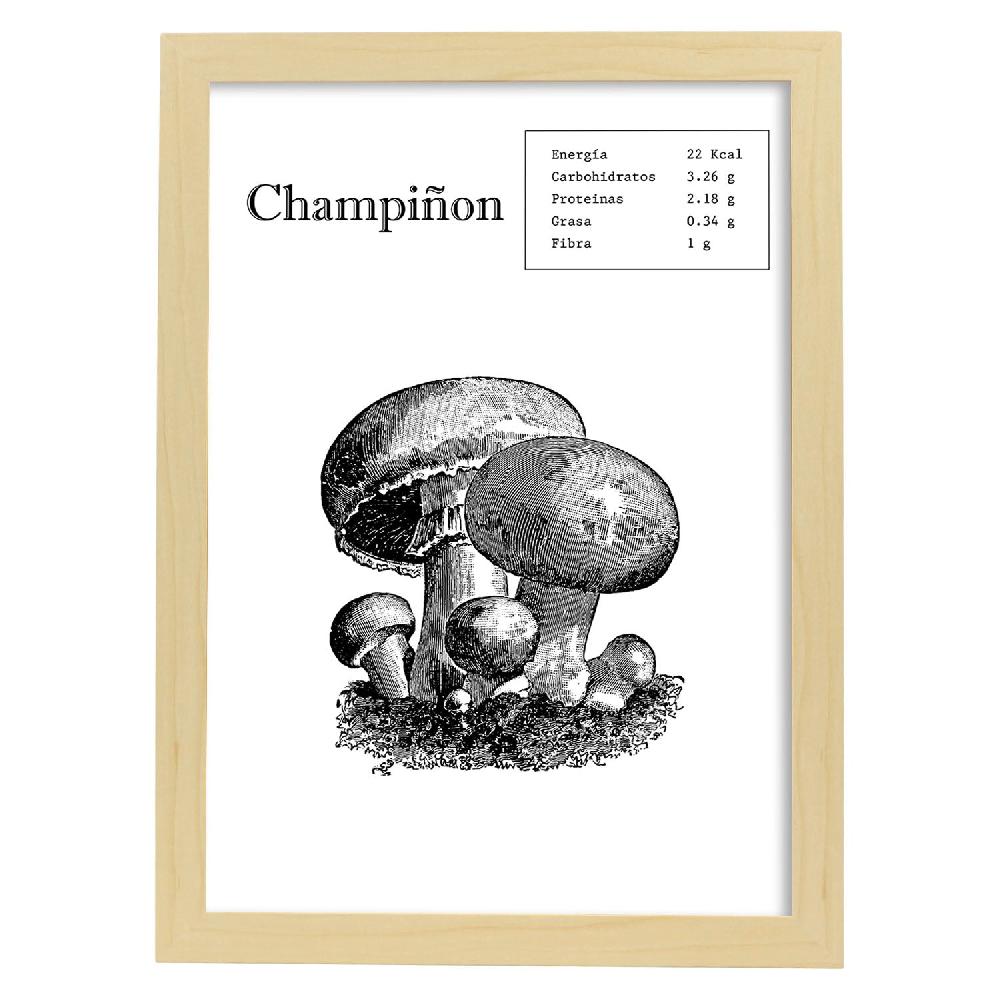 Nacnic Lámina De Champiñon
