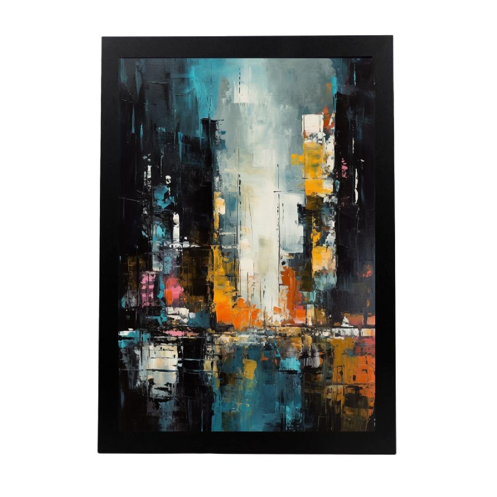 nacnic Lámina de Ciudad Cósmica Monocromática