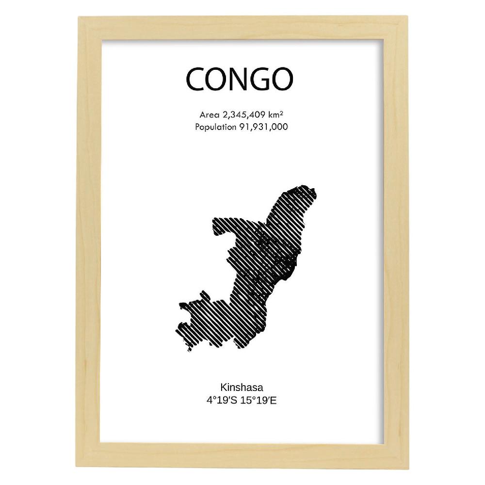 Nacnic Lámina De Congo Del Mundo