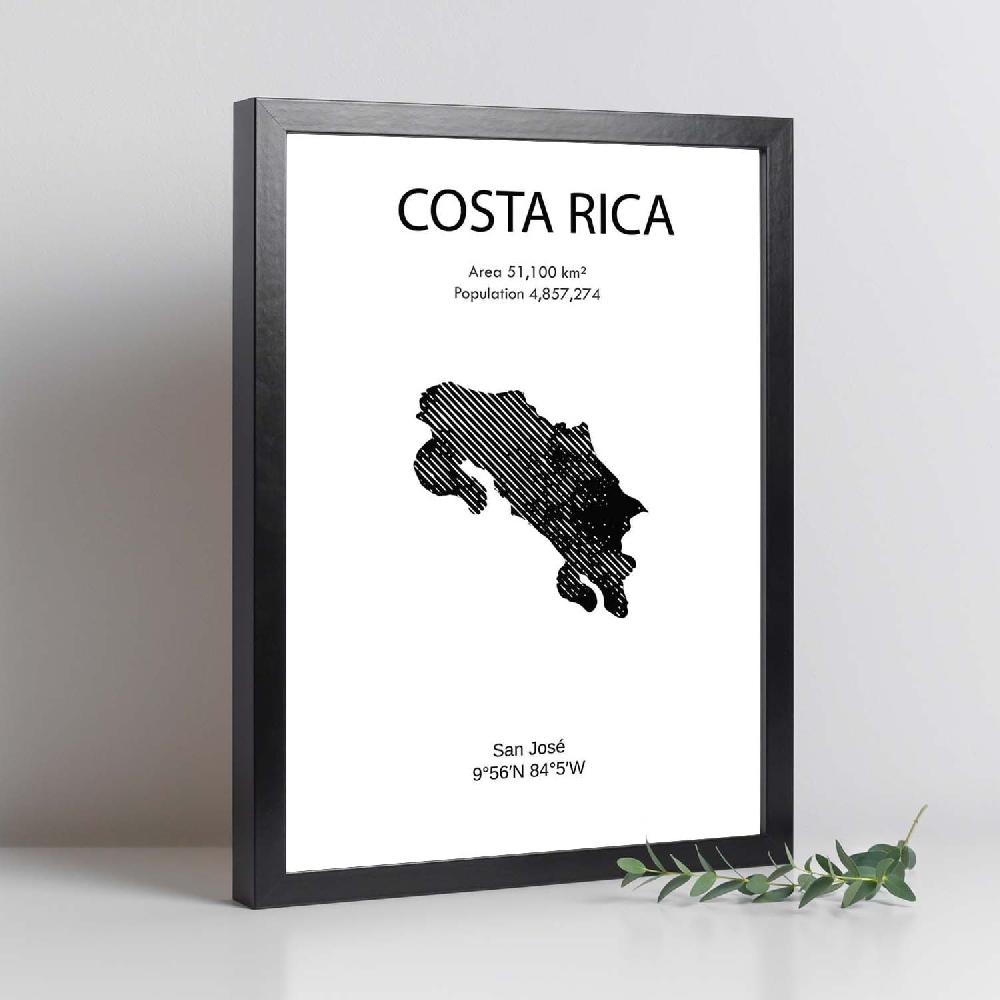 Nacnic Lámina De Costa Rica Mundo