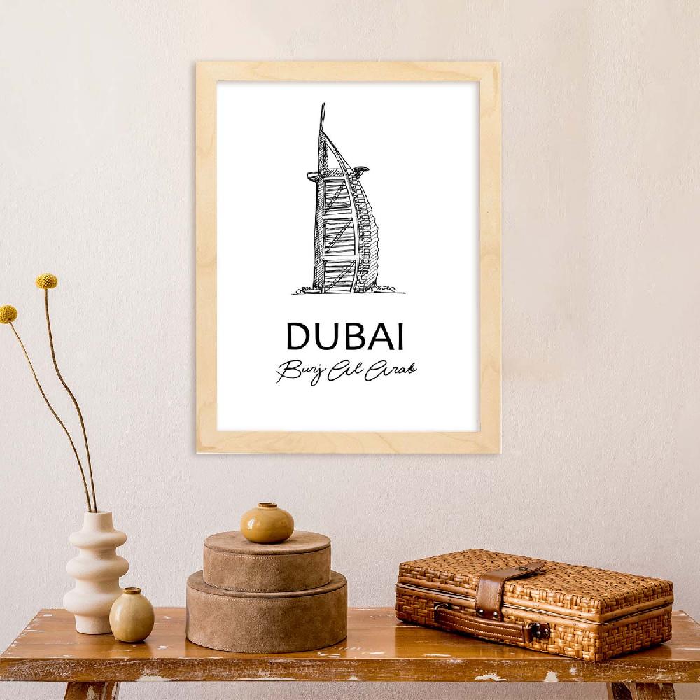 Nacnic Lámina De Dubai - Burj Al Arab