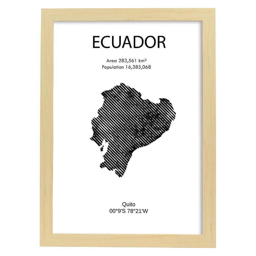 Nacnic Lámina De Ecuador Del Mundo
