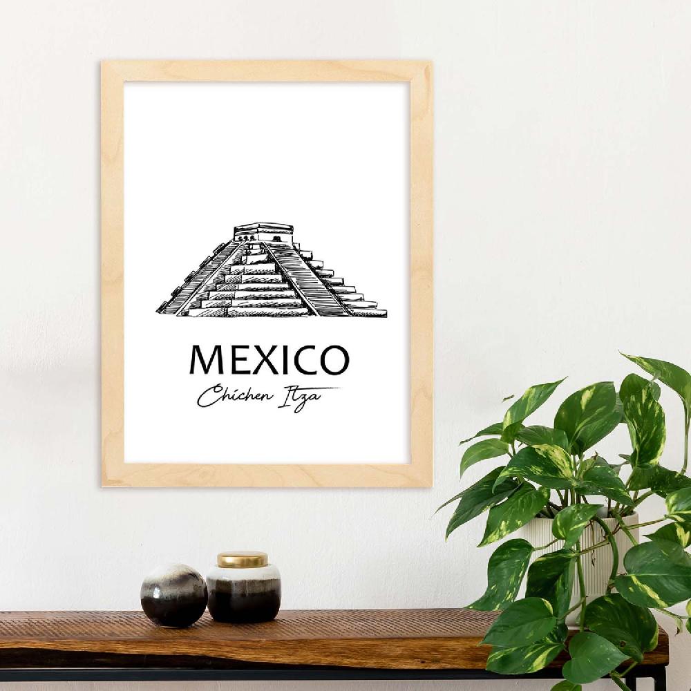 Nacnic Lámina De El Castillo Mexico