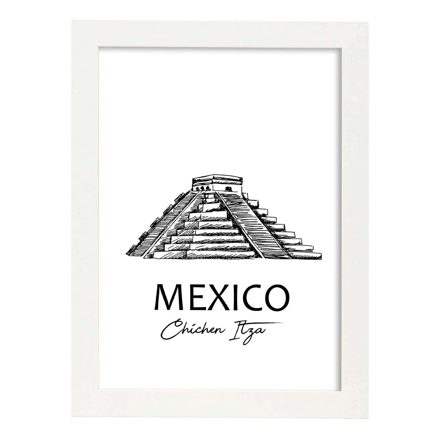 Nacnic Lámina De El Castillo Mexico