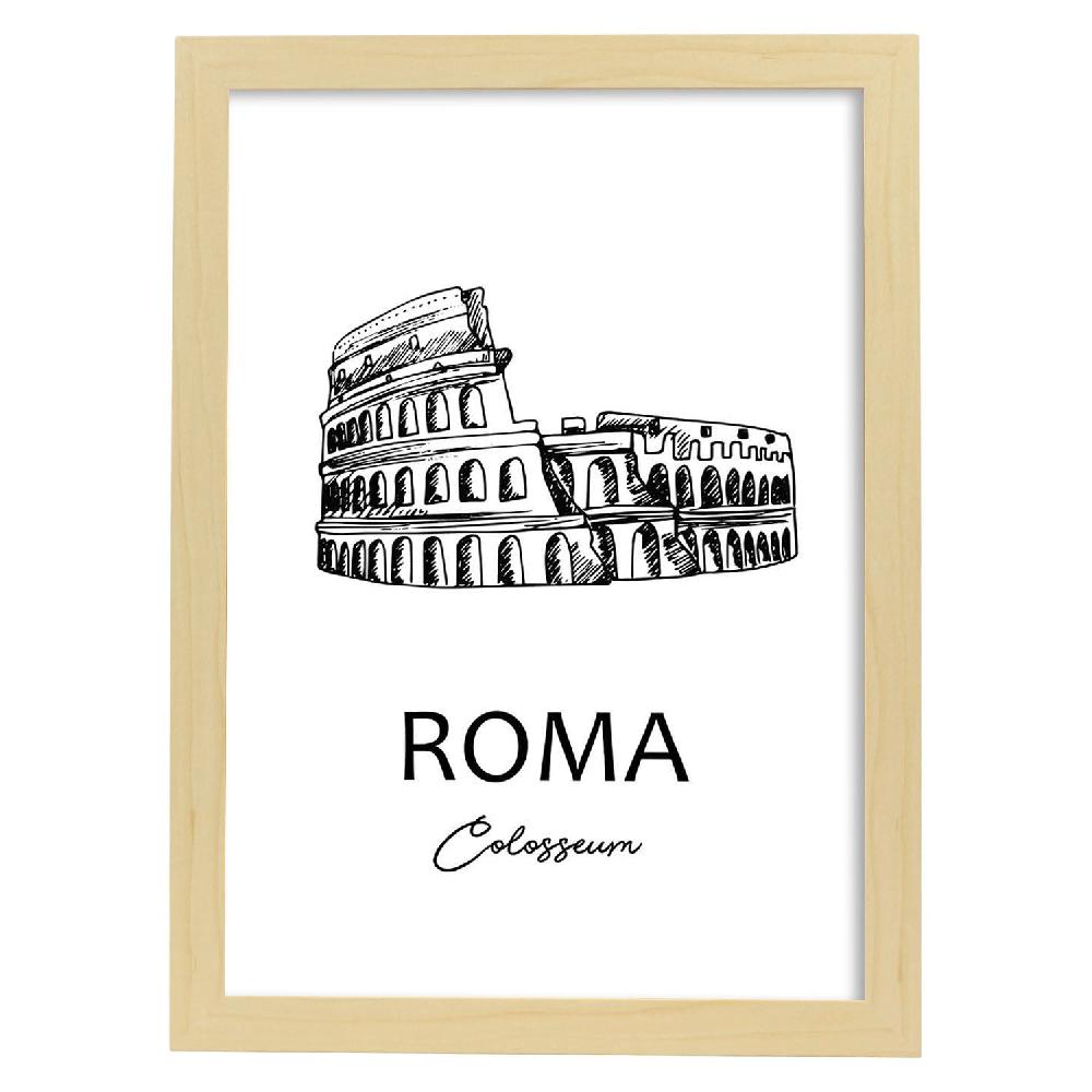 Nacnic Lámina De El Coliseo De Roma