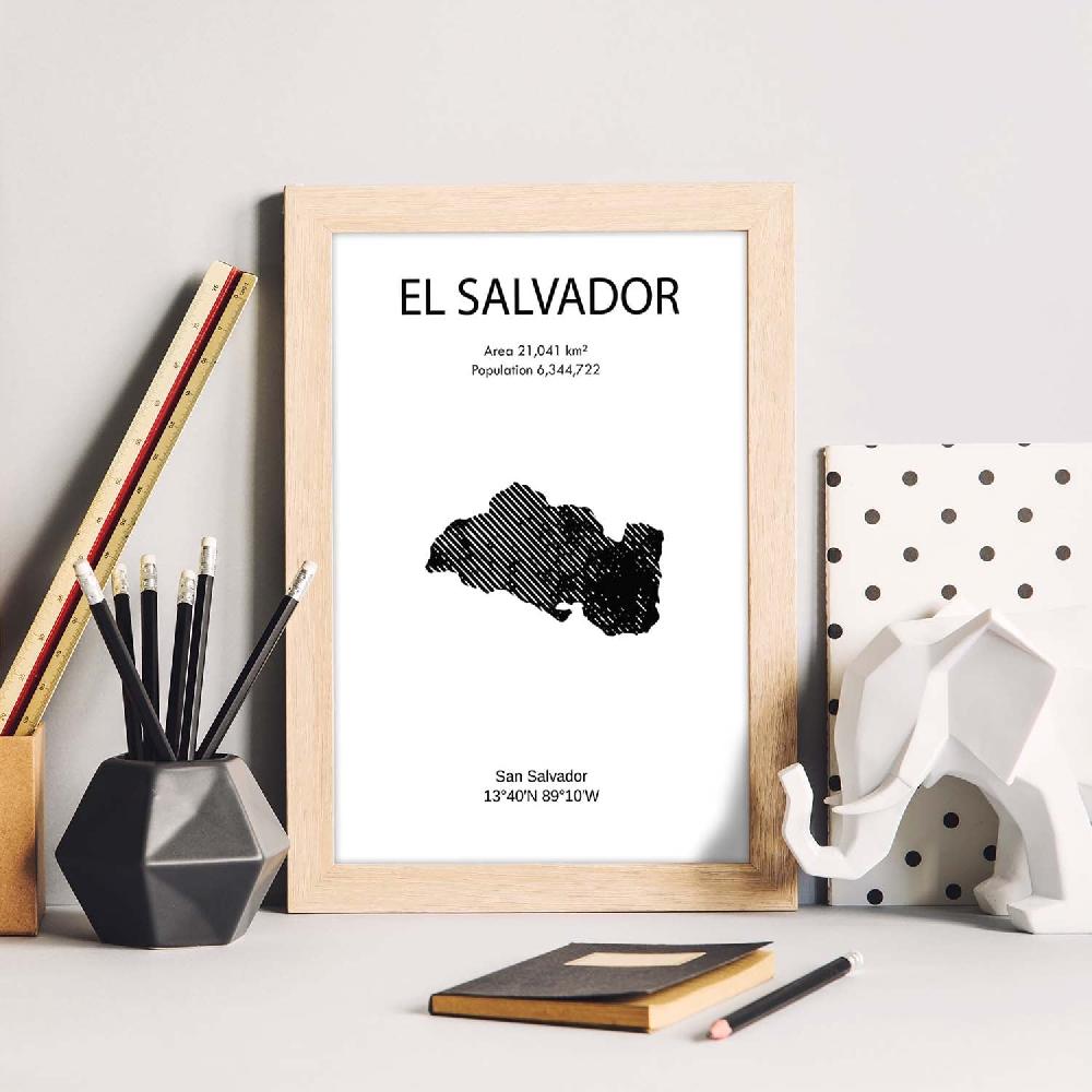 Nacnic Lámina De El Salvador Mundo