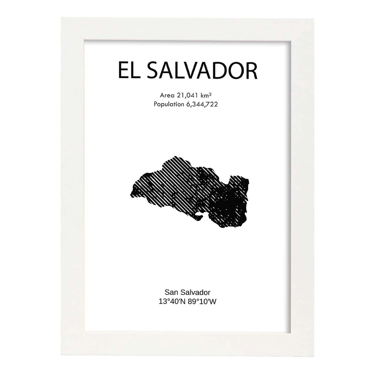 Nacnic Lámina De El Salvador Mundo