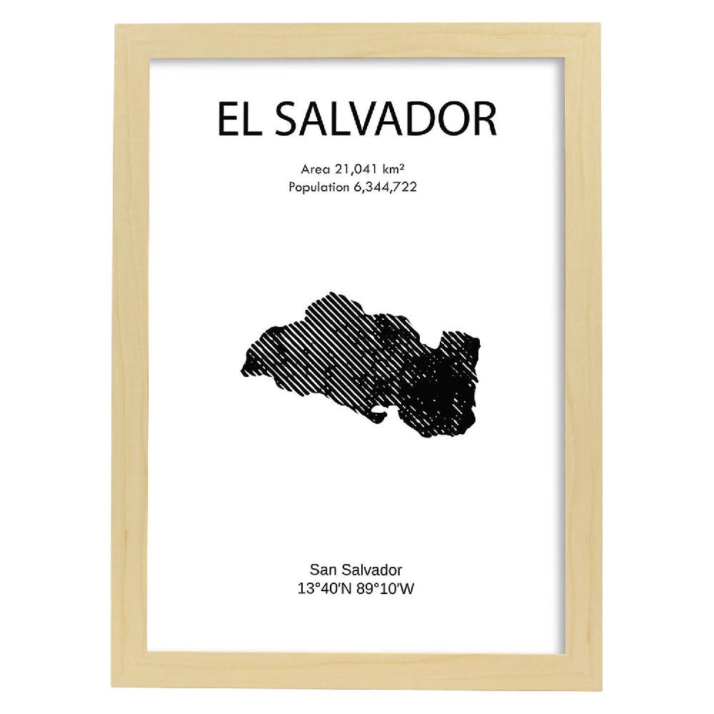 Nacnic Lámina De El Salvador Mundo