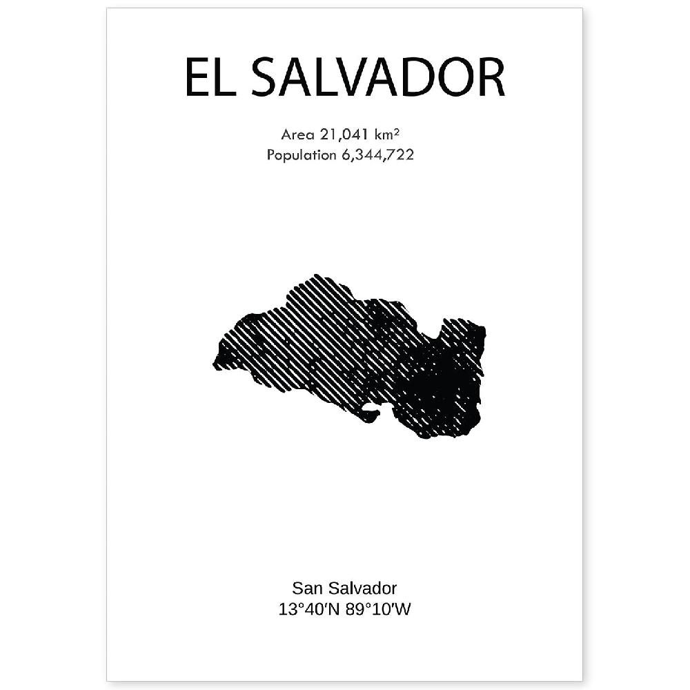 nacnic Lámina de El Salvador Mundo