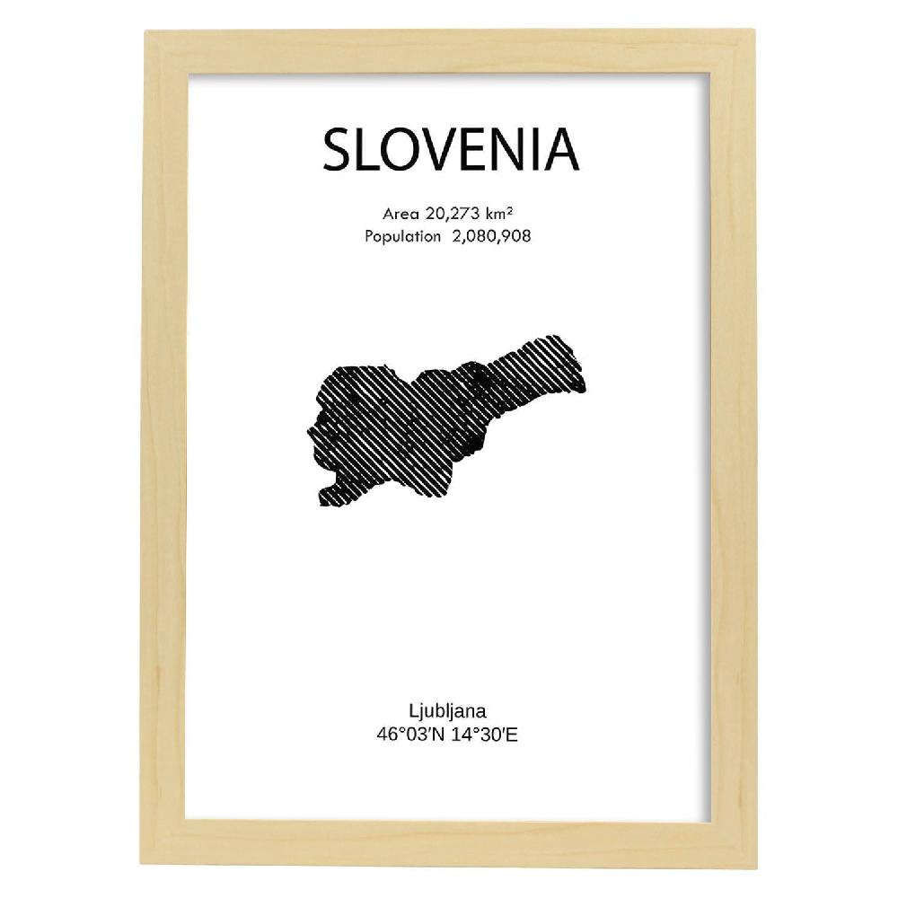 Nacnic Lámina De Eslovenia Mundo