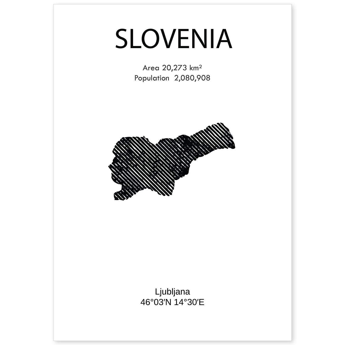 nacnic Lámina de Eslovenia Mundo