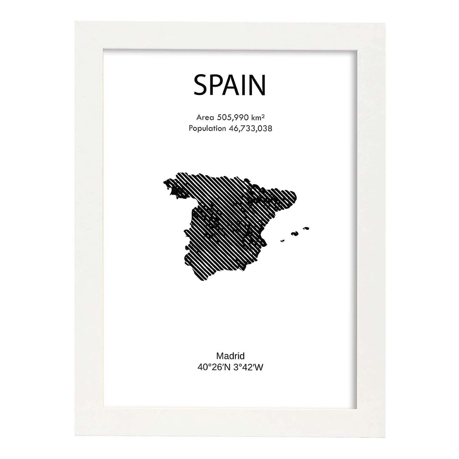 Nacnic Lámina De España Y Continentes Del Mundo