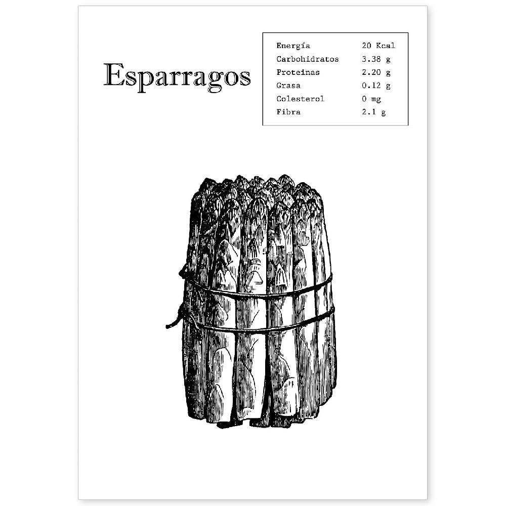nacnic Lámina de Esparragos