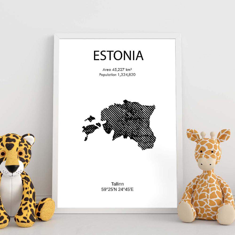 Nacnic Lámina De Estonia