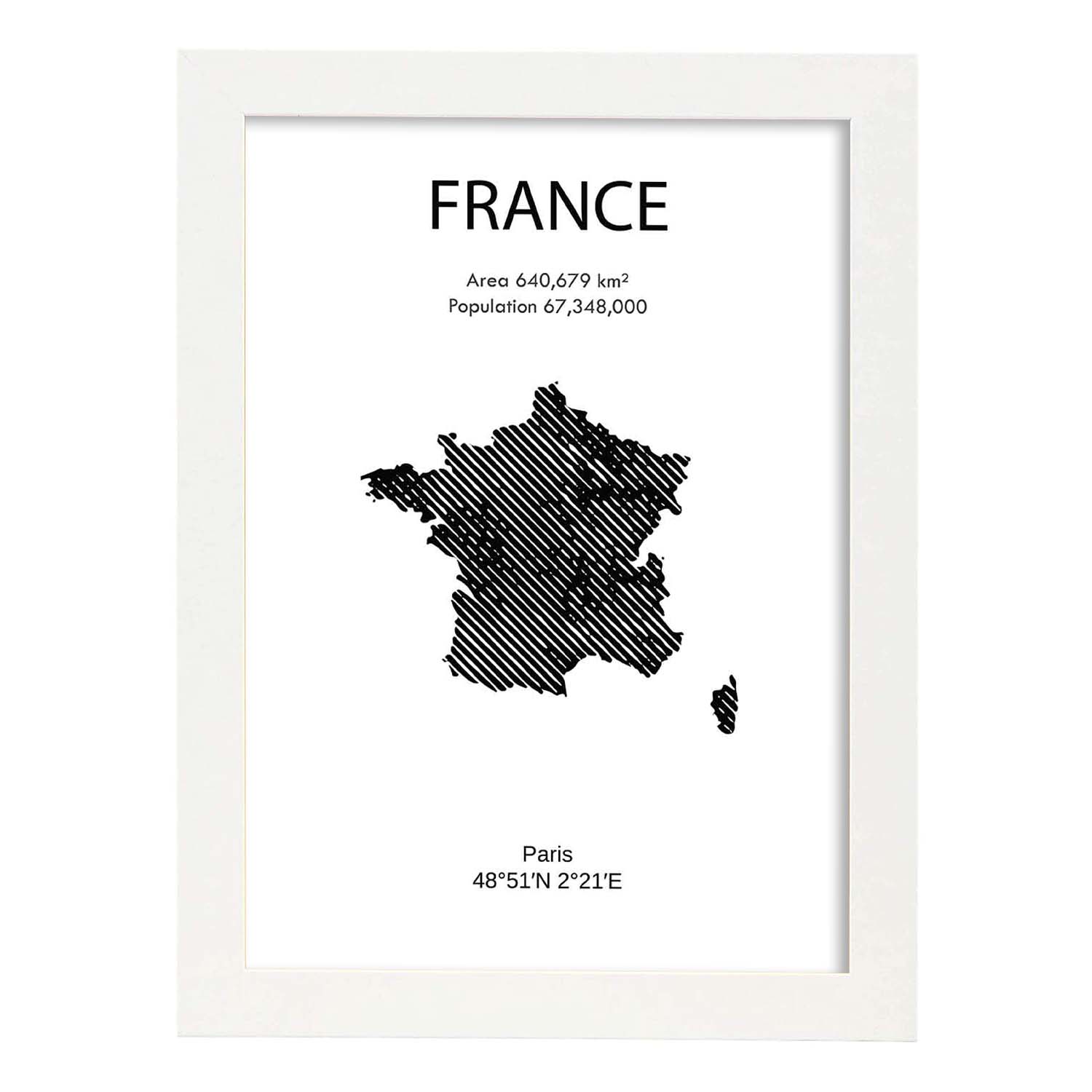 Nacnic Lámina De Francia Y Continentes