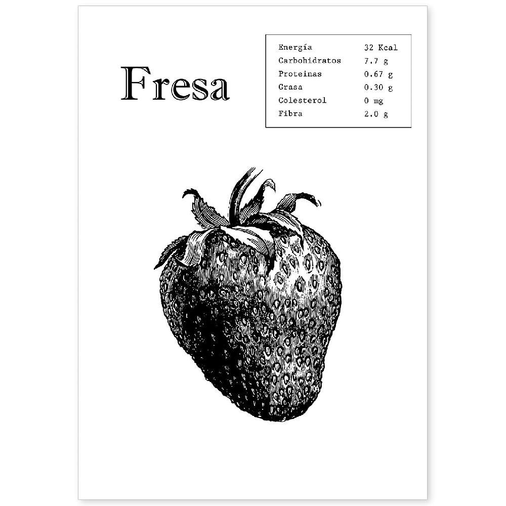 nacnic Lámina de Fresa