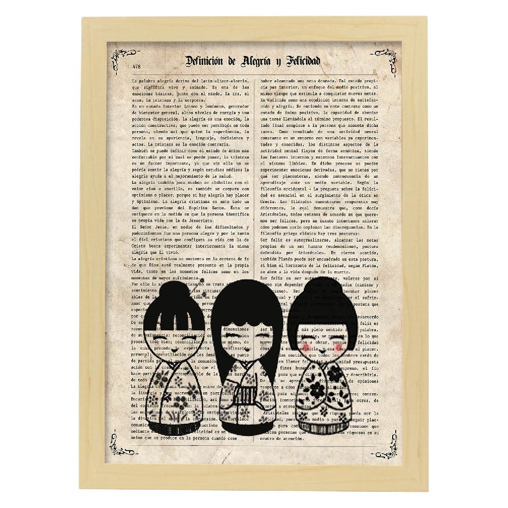 Nacnic Lámina De Geishas Y Cultura Japonesa