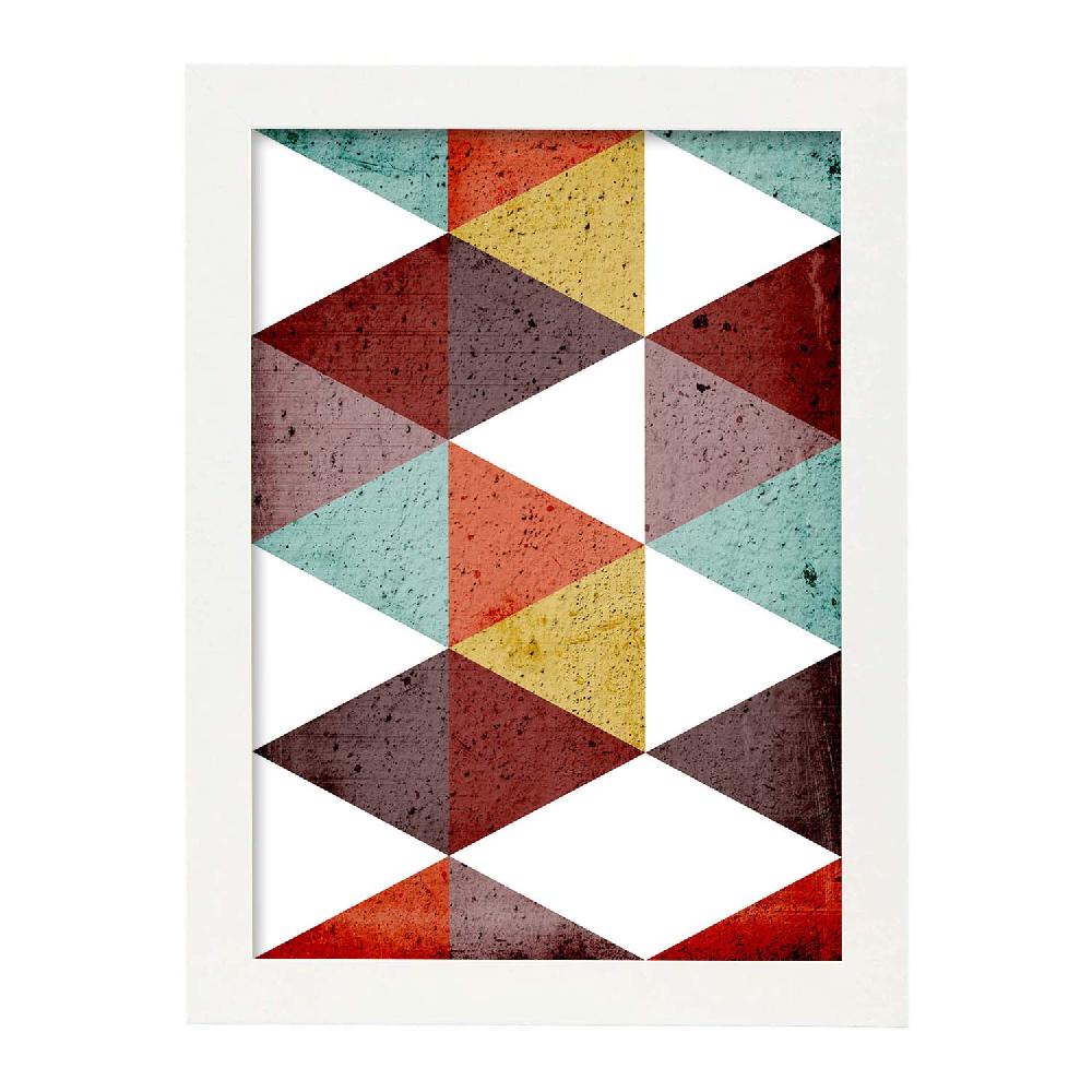 Nacnic Lámina De Geometría Colorida Formas Otoño 2