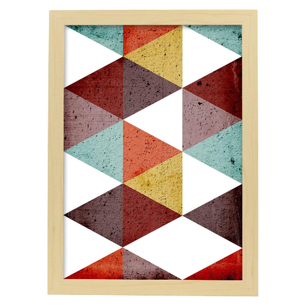 Nacnic Lámina De Geometría Colorida Formas Otoño 2