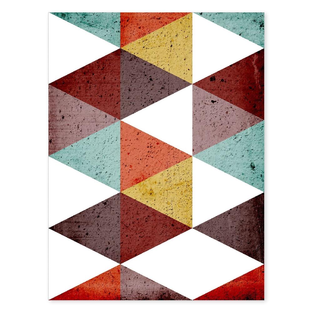 nacnic Lámina de Geometría Colorida Formas Otoño 2