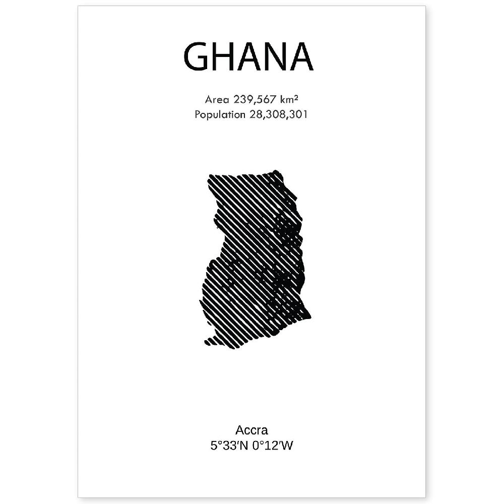 nacnic Lámina de Ghana
