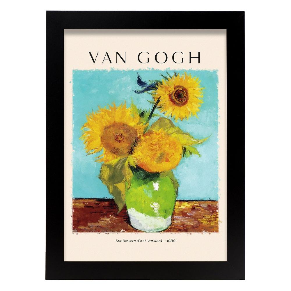 Nacnic Lámina De Girasoles Inspirada En Van Gogh