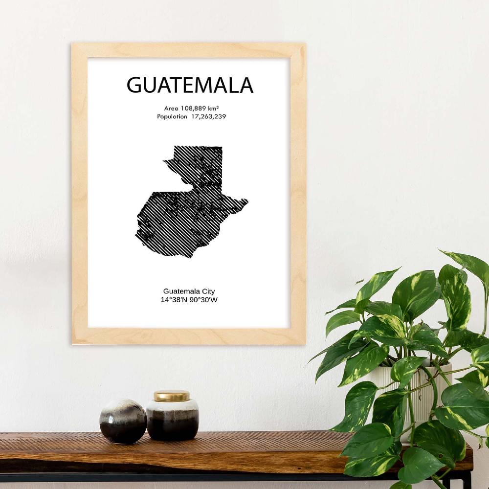 Nacnic Lámina De Guatemala Mundo