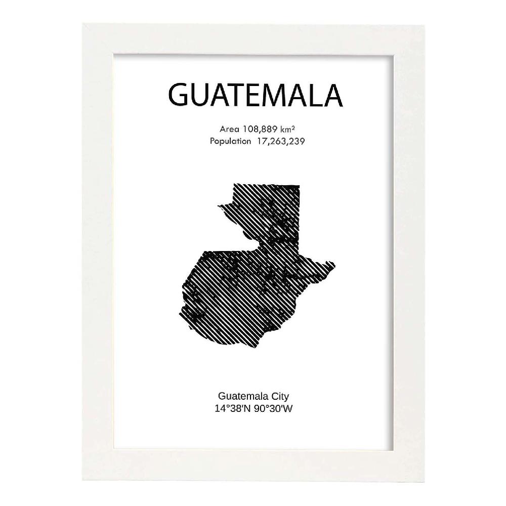Nacnic Lámina De Guatemala Mundo