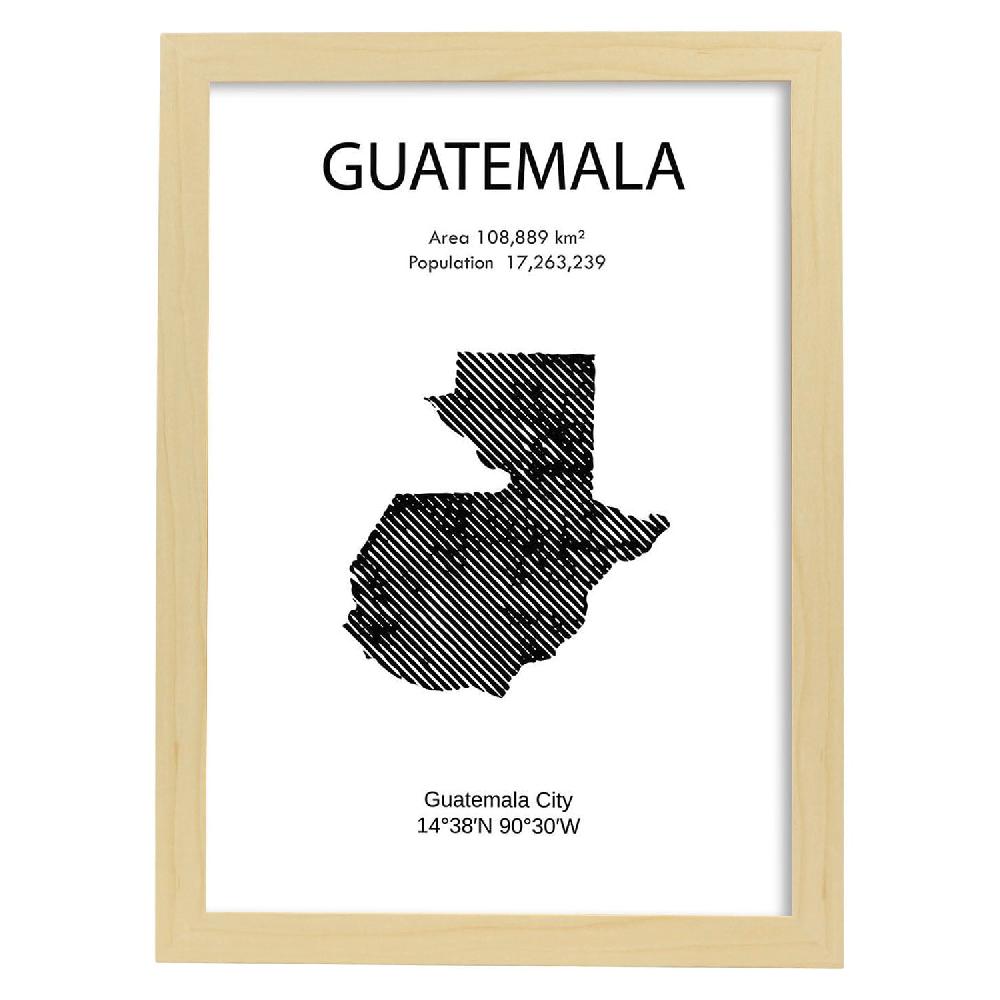 Nacnic Lámina De Guatemala Mundo