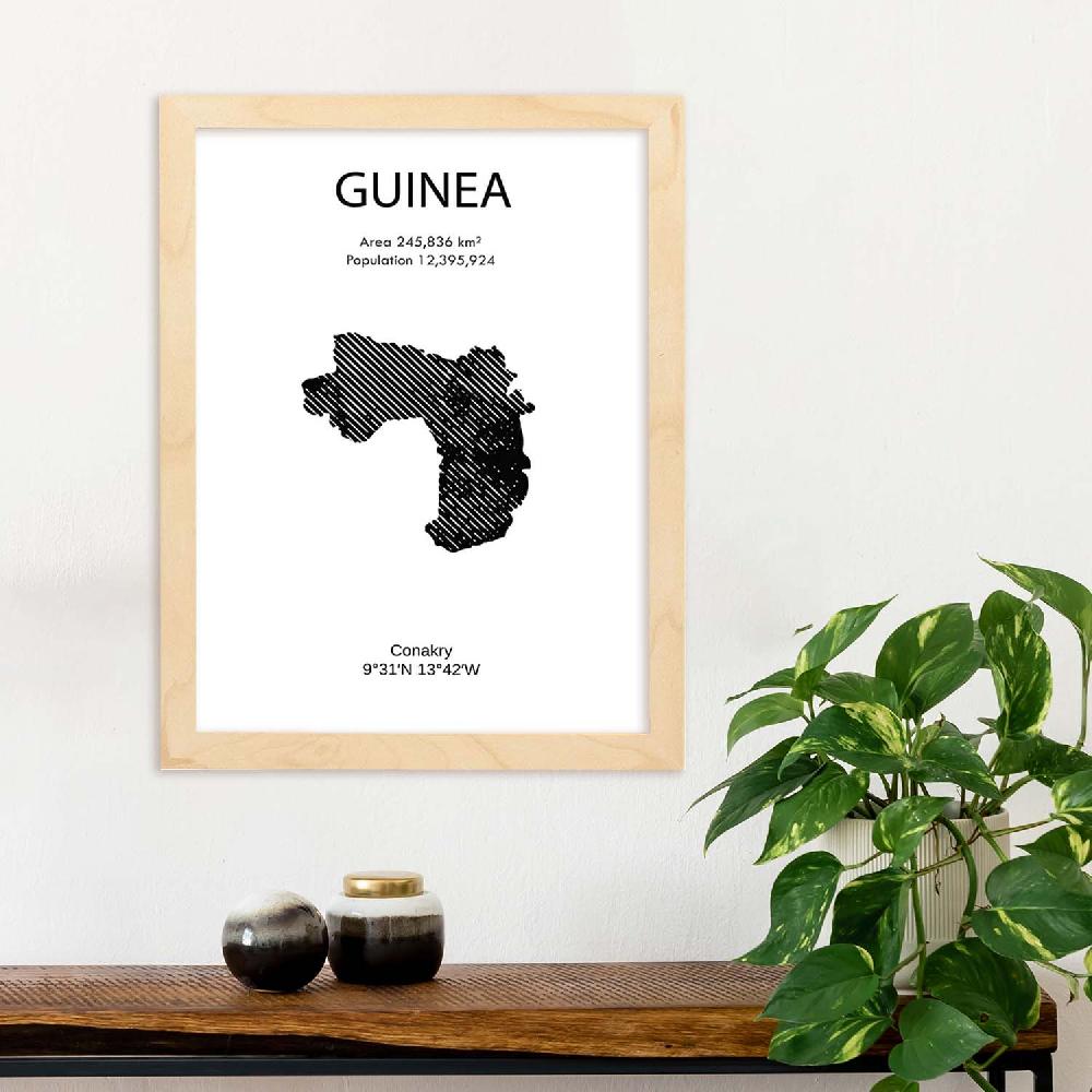 Nacnic Lámina De Guinea Del Mundo