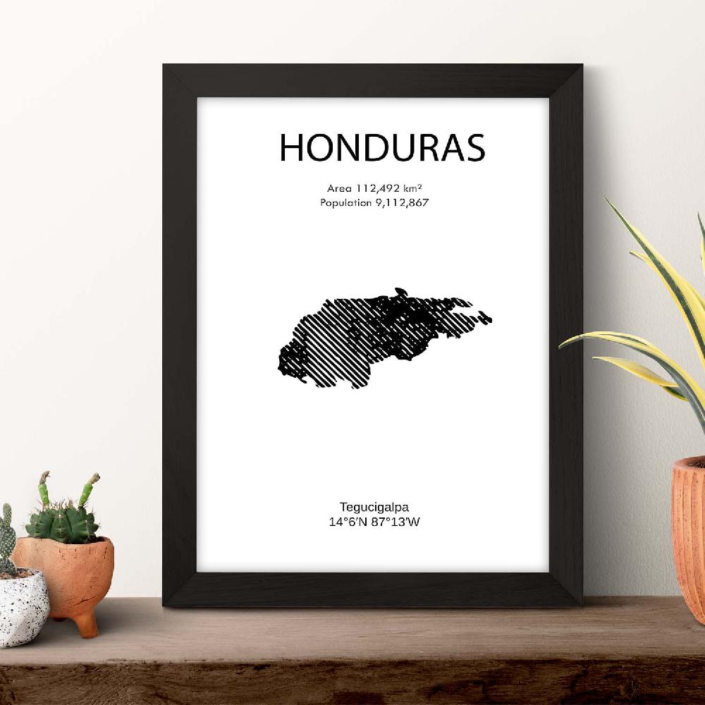 Nacnic Lámina De Honduras Mundo