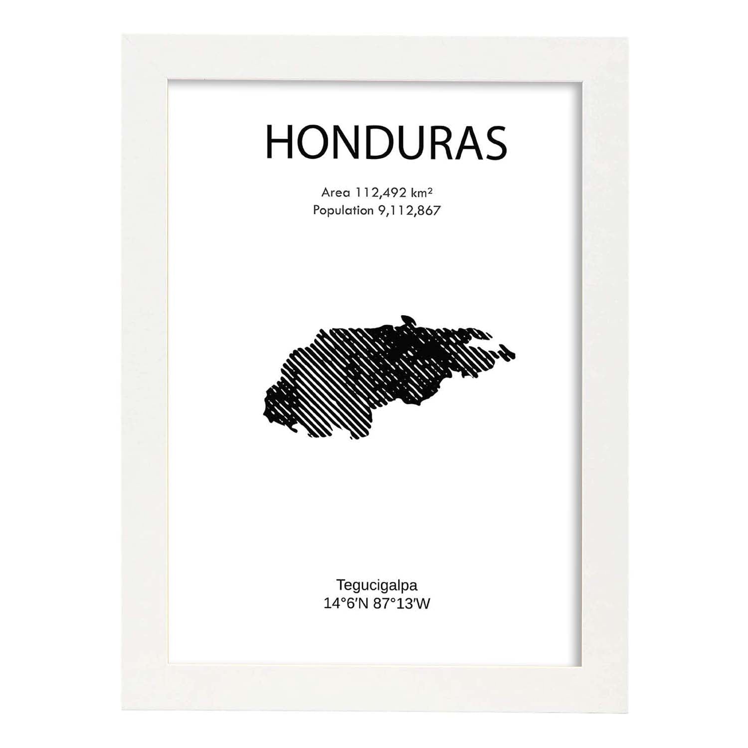 Nacnic Lámina De Honduras Mundo