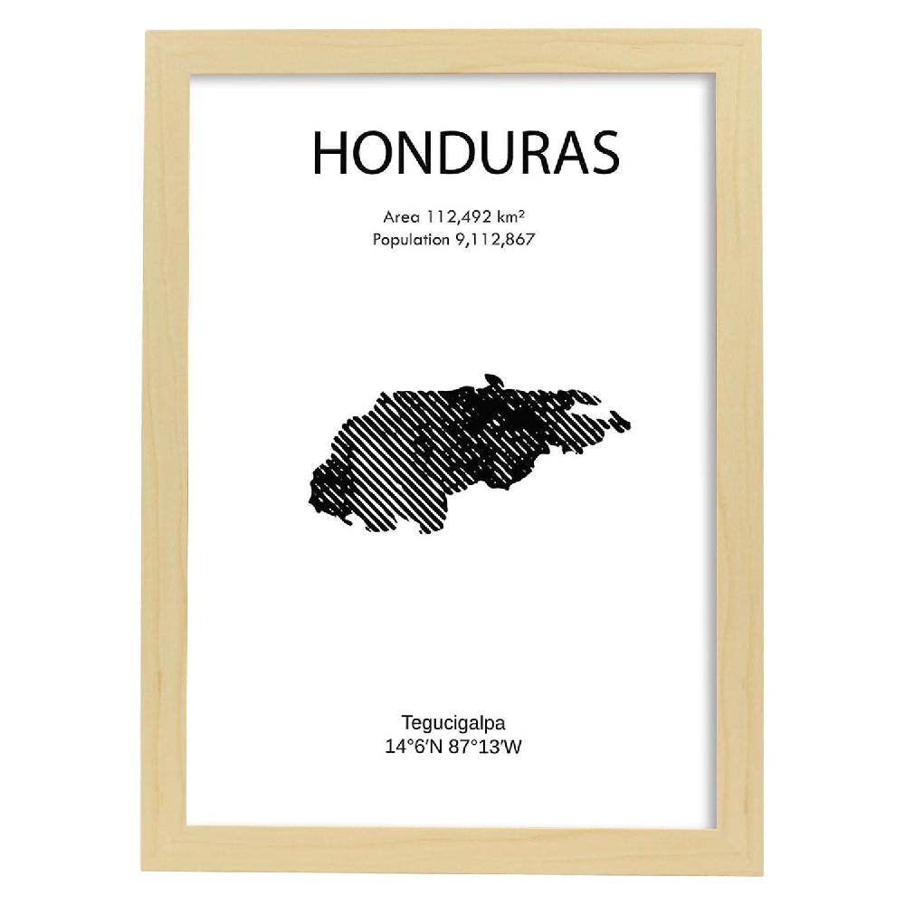 Nacnic Lámina De Honduras Mundo