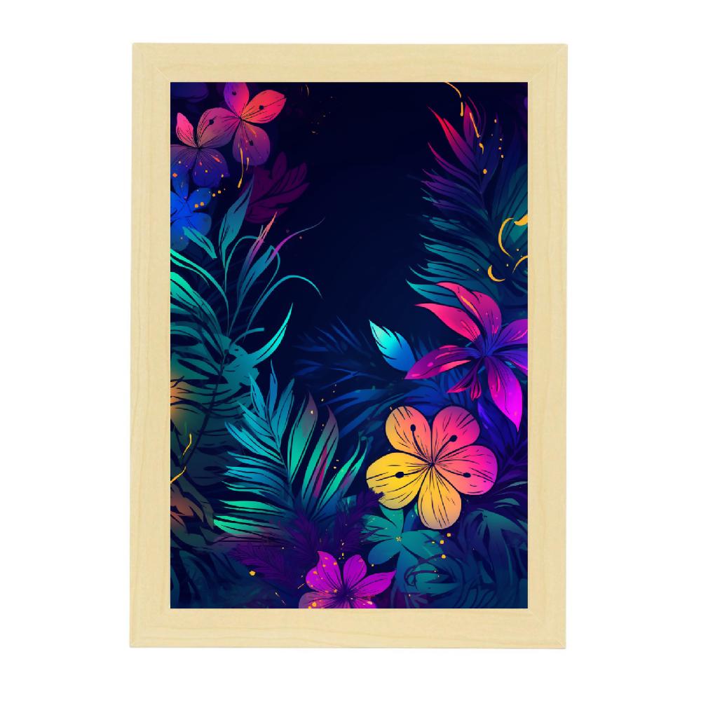 Nacnic Lámina De Ilustración Digital Vibrante